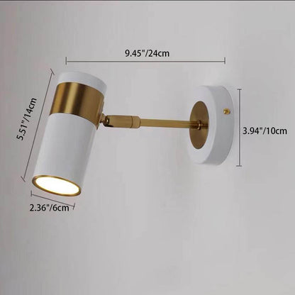 Scandinavian Hardware Iron Acrylic 1-Light Wall Sconce Lamp