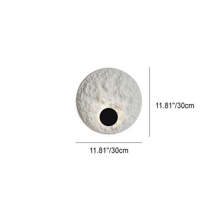 Nordic Modern Creative Circular Resin LED Wall Sconce Lamp