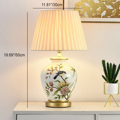 Traditional Ceramic Vase Table Lamp