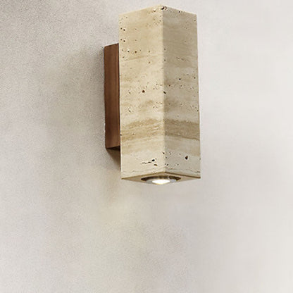 Japanese Rubber Wood 1-Light Spotlight Wall Sconce Lamp