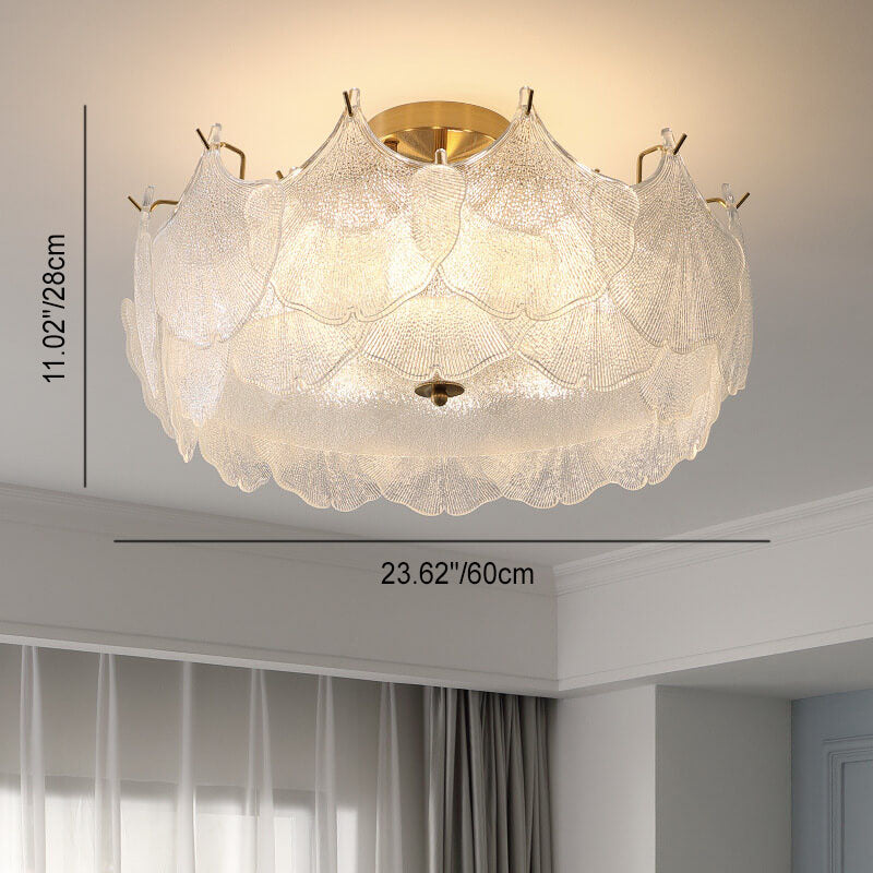 Traditional Leaf Ceiling Light