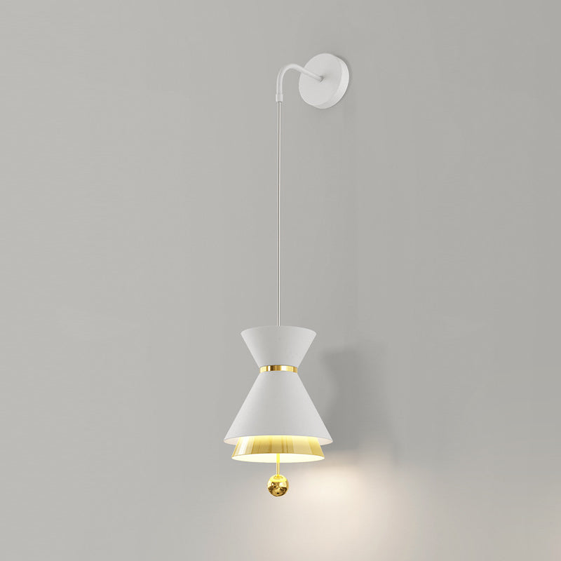 Scandinavian Bell Iron Aluminum LED Wall Sconce Lamp
