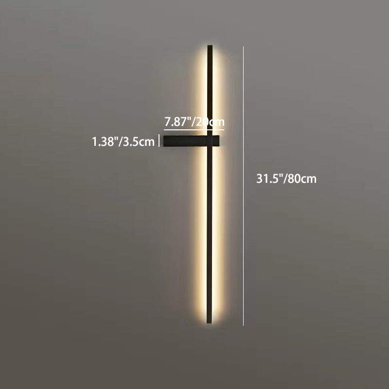 Iron Aluminum Silica Strip Line LED Wall Sconce Lamp