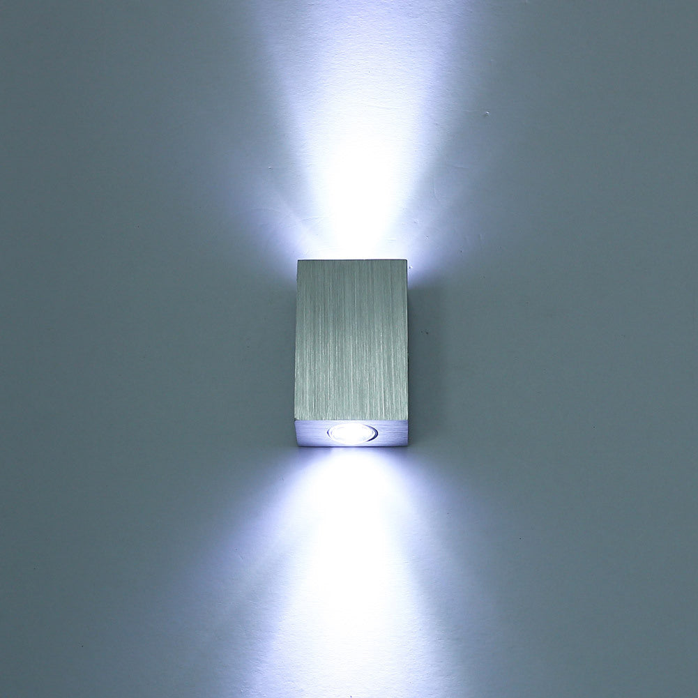 Simplicity Waterproof Aluminum Cubic LED Wall Sconce Lamp