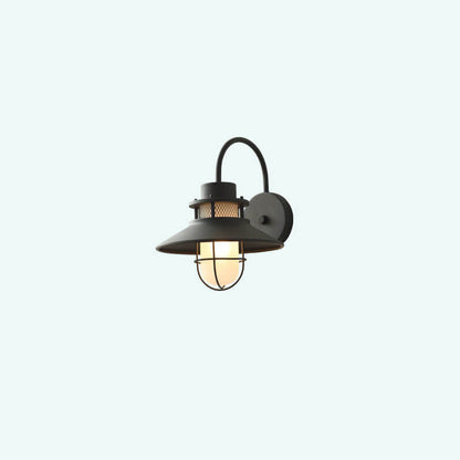 Outdoor Iron Body 1-Light Outdoor Wall Sconce Lamp