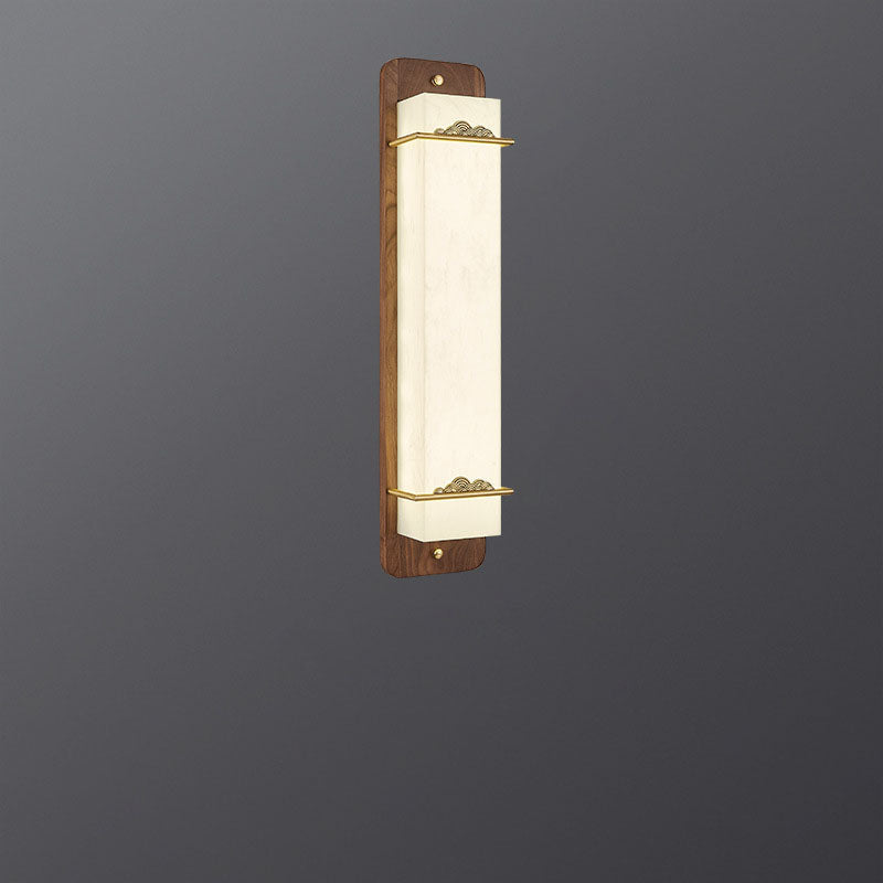 Chinese Acrylic Rectangular Cloud LED Wall Sconce Lamp
