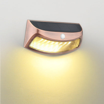 Simplicity Solar Square LED Outdoor Wall Sconce Lamp