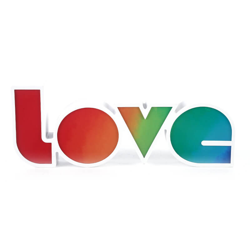 Contemporary Love Letters Table Lamp