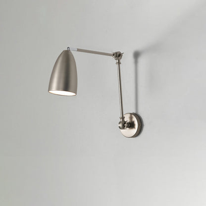 Simplicity Rocker Arm Long Rod 1-Light Wall Sconce Lamp