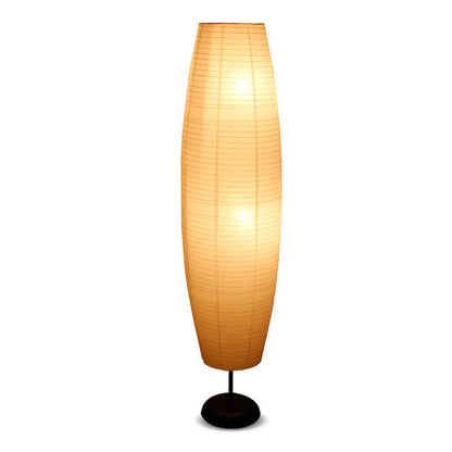 Nordic Minimalist Rice Paper Column 2-Light Floor Lamp