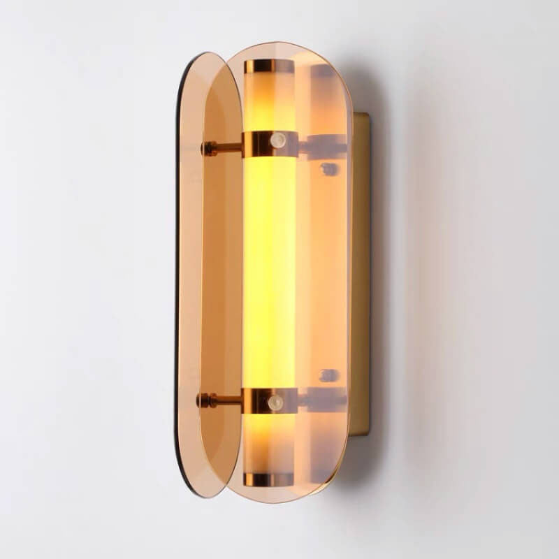 Scandinavian Minimalist Light Glass LED Wall Sconce Lamp