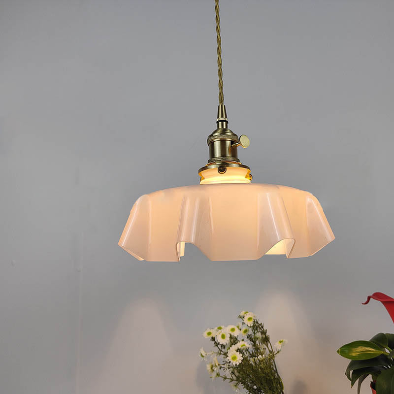 Traditional Petal Pendant Light