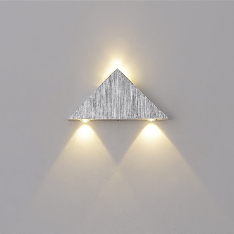 Modern Creative Triangle Aluminum LED Wall Sconce Lamp