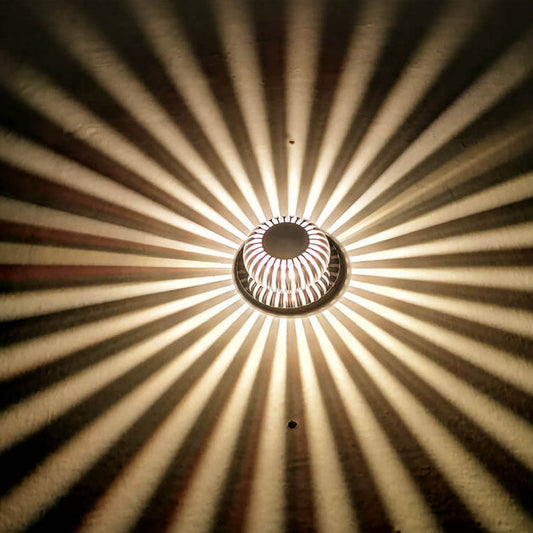 Round Bird's nest Aluminum Colorful LED Wall Sconce Lamp