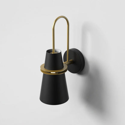Scandinavian Horn Iron 1-Light Wall Sconce Lamp