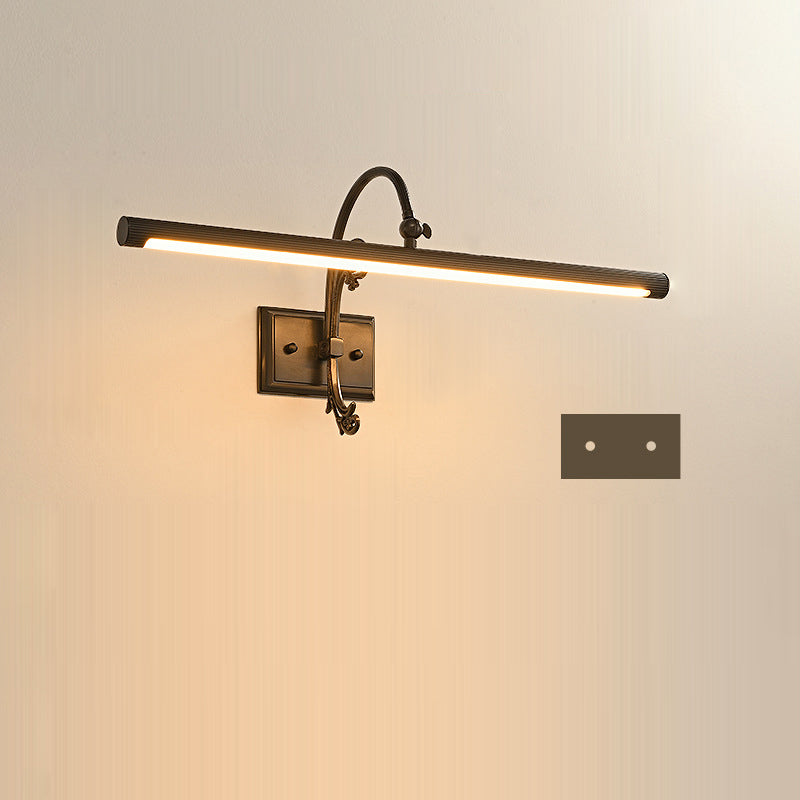Modern Mid-Century Linear All Copper LED Wall Sconce Lamp