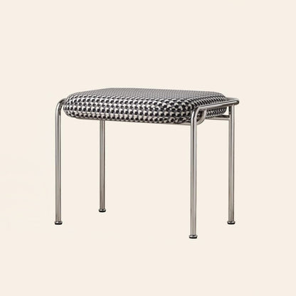 Contemporary Stainless Steel Vanity Stool