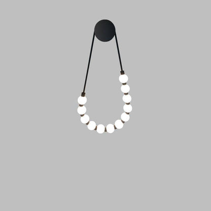 Creative Iron Acrylic Beads LED Wall Sconce Lamp