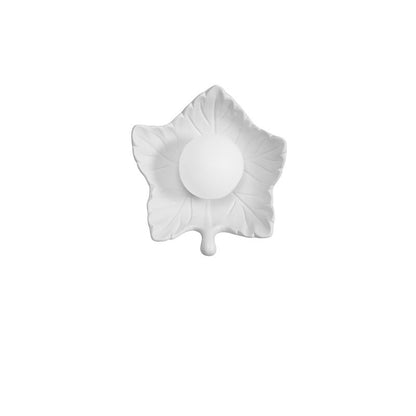 Creative Resin Glass Maple Leaf 1-Light Wall Sconce Lamp