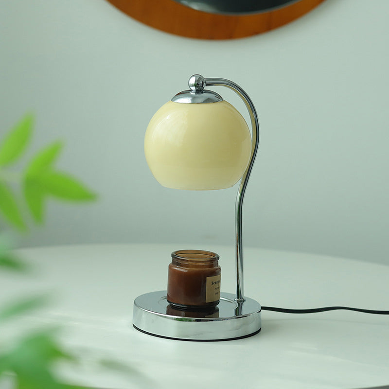 Modern Glass Orb Table Lamp