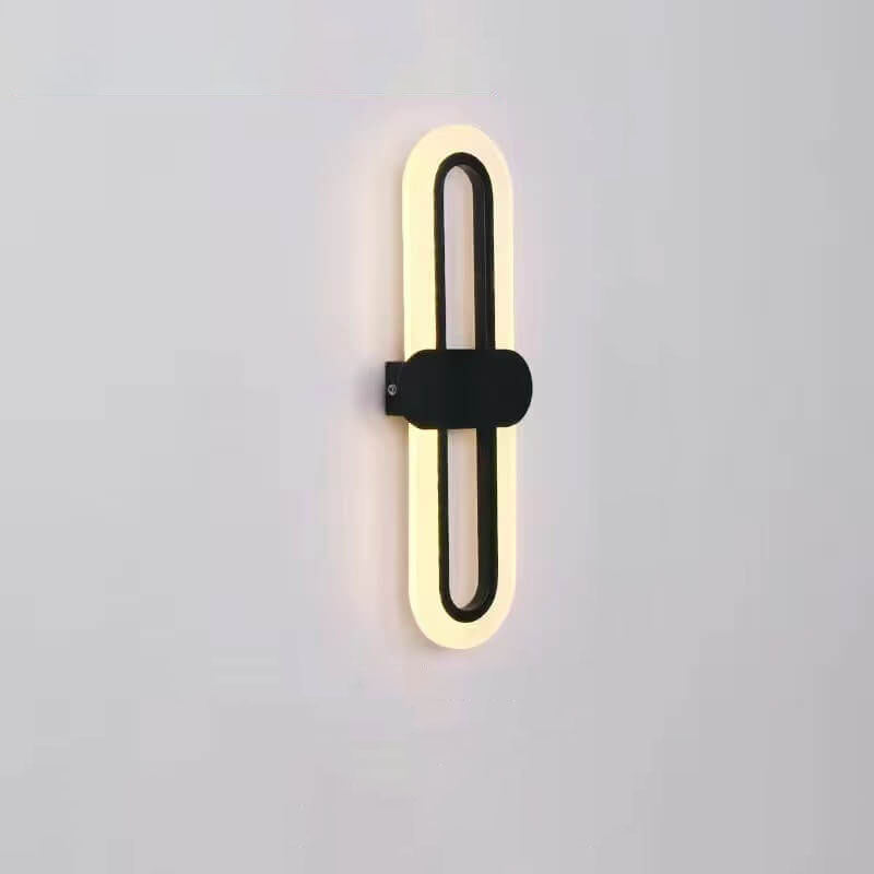 Circular Ring Acrylic Aluminum LED Wall Sconce Lamp