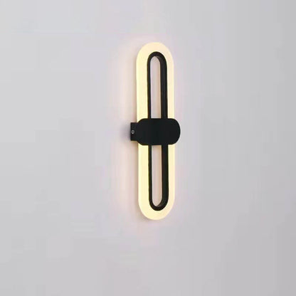 Circular Ring Acrylic Aluminum LED Wall Sconce Lamp