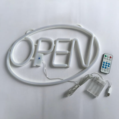 Deco PS OPEN LED Outdoor Hanging Neon Wall Sconce Lamp