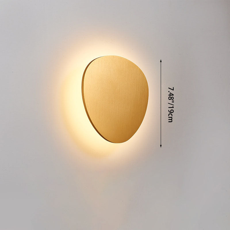 Scandinavian Round Aluminum Acrylic LED Wall Sconce Lamp