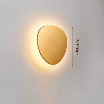 Scandinavian Round Aluminum Acrylic LED Wall Sconce Lamp