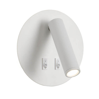 Simplicity Aluminum Rotate Circular LED Wall Sconce Lamp
