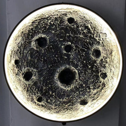 Minimalist Creative Moon Aluminum LED Wall Sconce Lamp