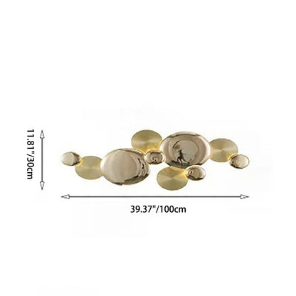 Modern Luxury Metal Round LED Wall Sconce Lamp
