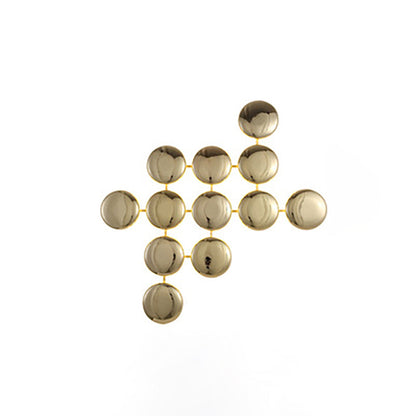 Titanium Round Circle 10/14/24 Light Wall Sconce Lamp