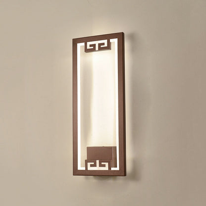 Chinese Lotus Leaf Iron Acrylic LED Wall Sconce Lamp
