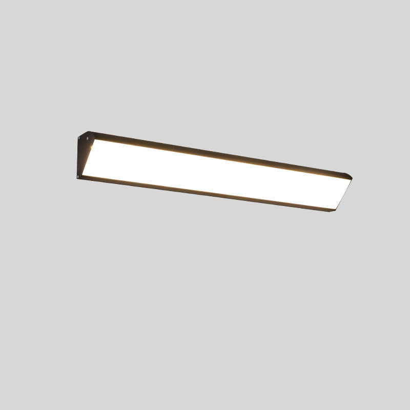 Rectangular Aluminum PC Waterproof LED Wall Sconce Lamp