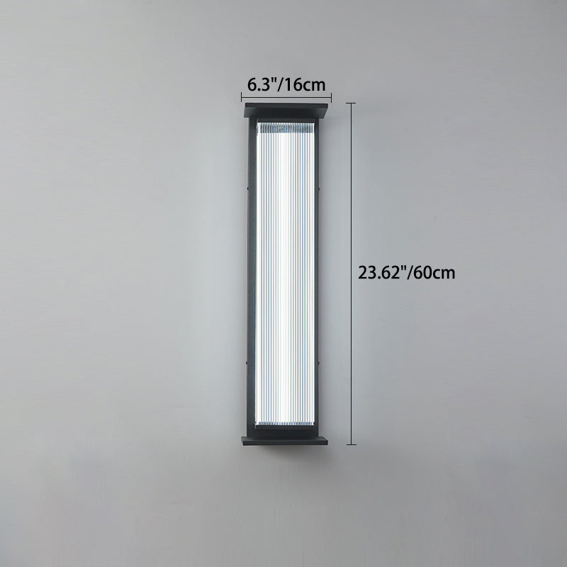 Waterproof Stainless Steel Acrylic LED Wall Sconce Lamp