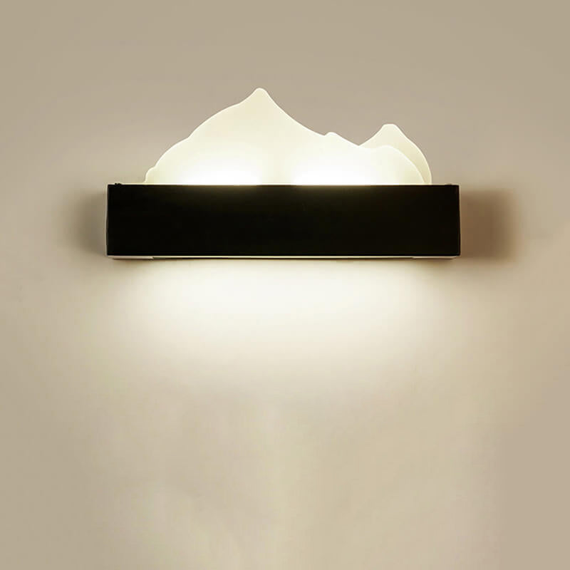 Acrylic Chinese Iceberg Design LED Wall Sconce Lamp