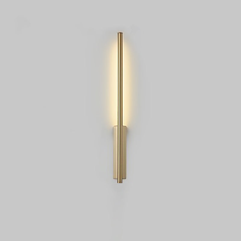 Modern Minimalist Strip Copper PC LED Wall Sconce Lamp