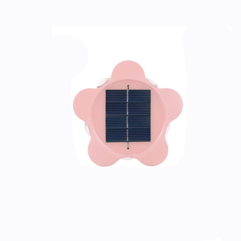 Solar Plum Outdoor Waterproof Decorative Wall Sconce Lamp