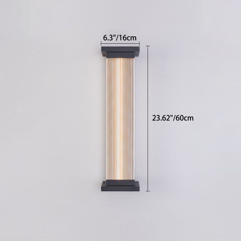 Waterproof Stainless Steel Acrylic Wall Sconce Lamp