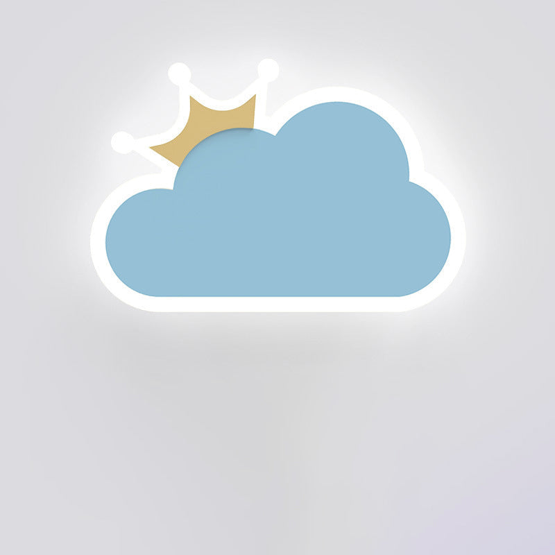 Creative Crown Clouds Iron LED Wall Sconce Lamp