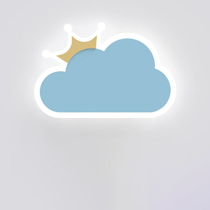 Creative Crown Clouds Iron LED Wall Sconce Lamp