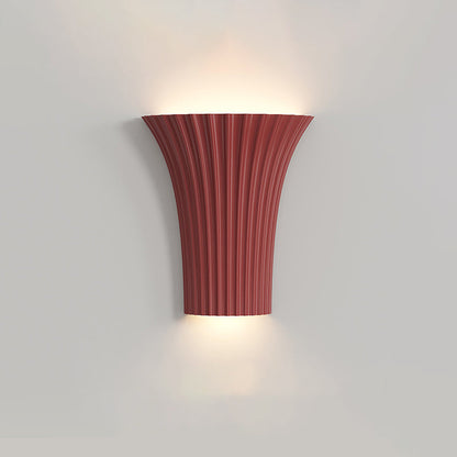 Half Cylinder Hardware Resin 1-Light Wall Sconce Lamp