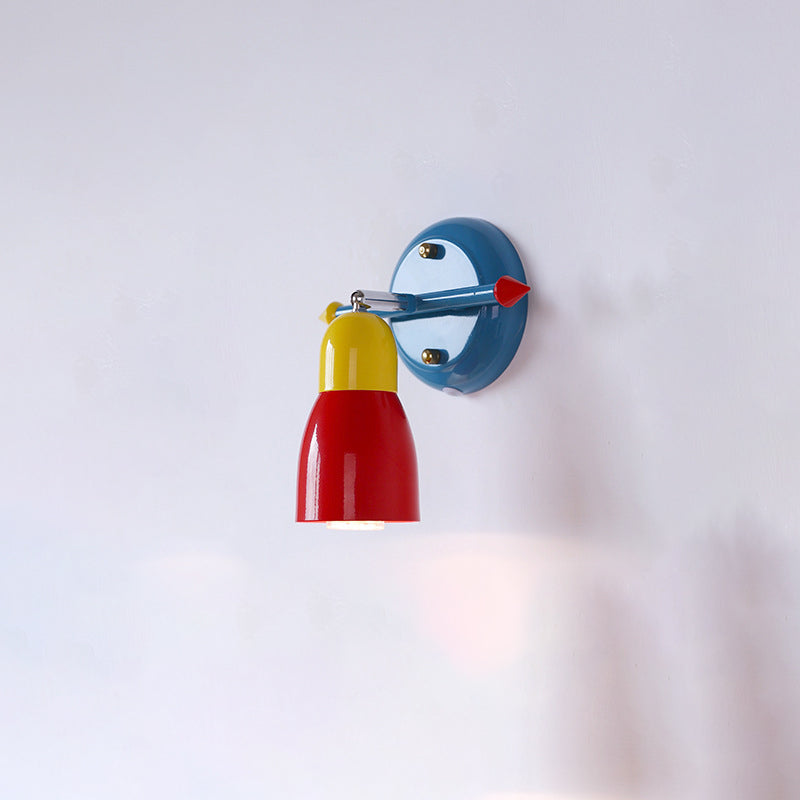 Creative Iron Arrow 1-Light Rocker Arm Wall Sconce Lamp