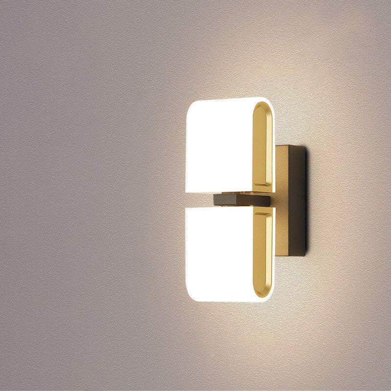 Minimalist Round Zinc Alloy Rotatable LED Wall Sconce Lamp