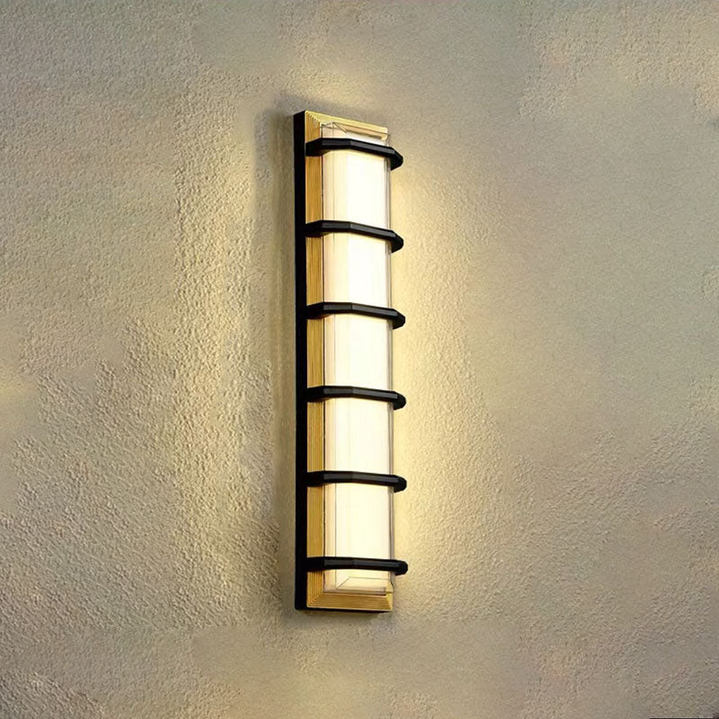 Aluminum Acrylic Shade LED Waterproof Wall Sconce Lamp