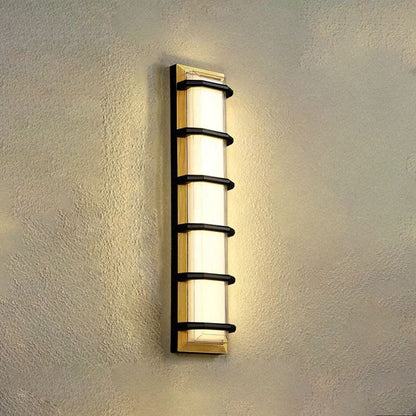 Aluminum Acrylic Shade LED Waterproof Wall Sconce Lamp