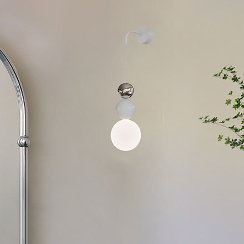 Minimalist Multi Orb Iron Plastic 1-Light Wall Sconce Lamp