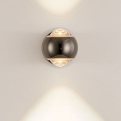 Modern Creative Bedside Iron Sphere LED Wall Sconce Lamp