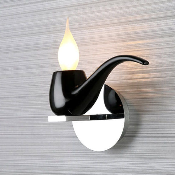 Creative Pipe Resin Hardware 1-Light Wall Sconce Lamp
